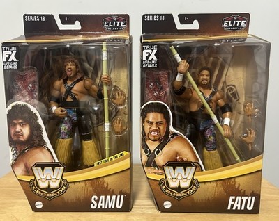 Mattel WWE Elite Headshrinkers Chase版 SAMU & FATU HEADSHRINKERS WWE ELITE LEGENDS SERIES 18 CHASE