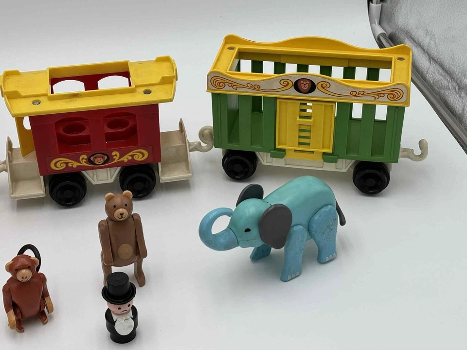 Le train du cirque / Circus train -Fisher Price Vintage - Très bon état - Photo 3/4