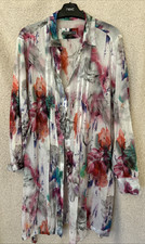 Backstage Beautiful Cotton Summer Beach Cover Up Semi Sheer Holiday Dress Medium