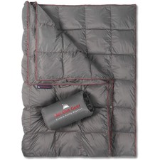 Lightweight Double Puffy Camping Blanket - Warm, Packable, Water-Resistant Quilt