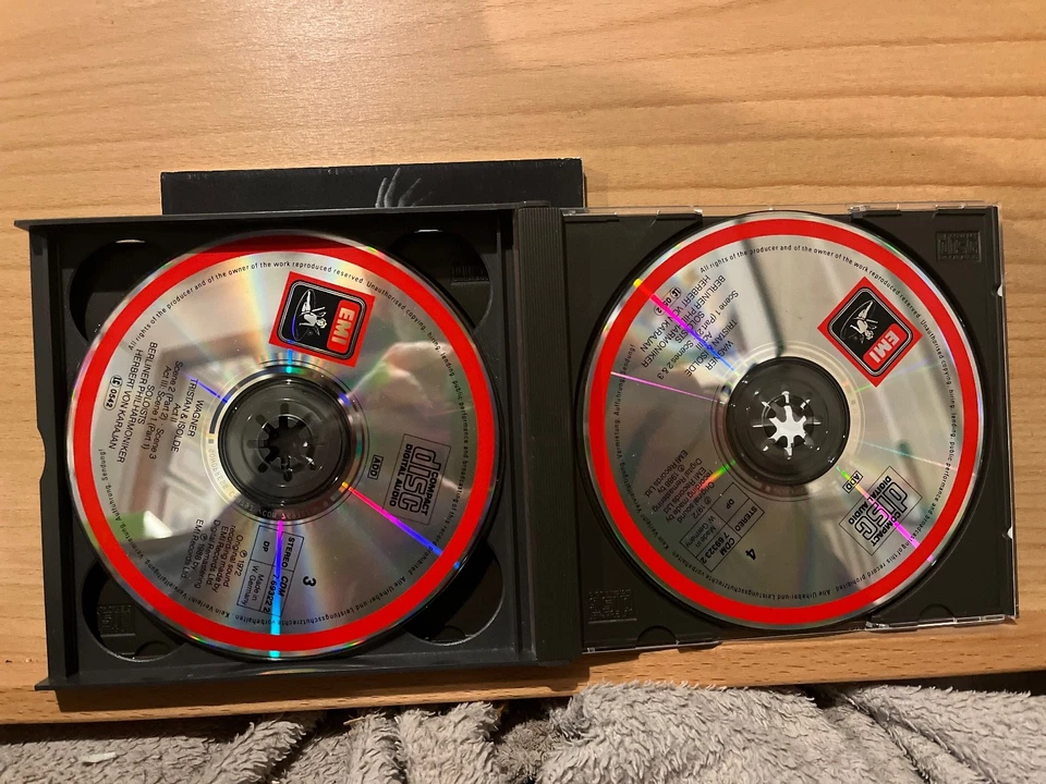 Karajan / Wagner Tristan Et Yseult 4 Cd 1988 Emi - Photo 2/4
