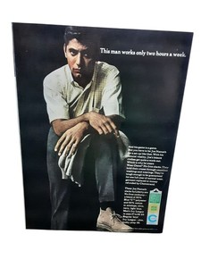 1966 Joe Namath New York Jets Vintage Print Ad Wear-Dated Liberty Slacks