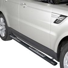 Stahl Seitenschweller Schwellerrohre für Range Rover Sport 2014-2017 Schwarz