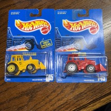 Hot Wheels Lot Of 2 Tractors 2075 #145