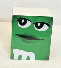 NEW Vintage M&M Post It Note Cube Each Side Different Factory Sealed M&M's
