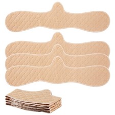 4 PCS Reusable Cotton Bra Liners Under Breasts Sweat Absorber Pads Women