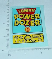 Marx Lumar Power Dozer Vehicle Sticker Set MX-017