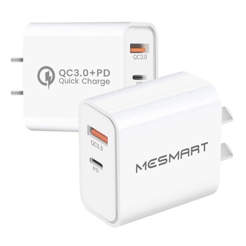 Wholesale White US 20W PD QC3.0 Fast Charger Block USB Type C Wall Power Adapter - Picture 10 of 15