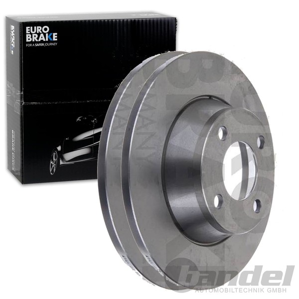 2X Eurobrake Bremsscheiben 280Mm Voll Vorne Passend FÜR Audi 80 | 5815204741-image