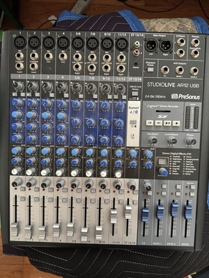 Presonus StudioLive AR12 USB Mixer - Powers On - Audio Noise Issue