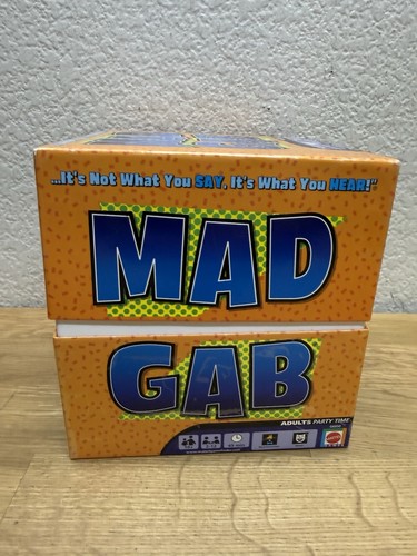 Mad Gab Brettspiel 2009 Patch Produkte Wort Erwachsene Party Spaß komplett CIB - Bild 7 von 11