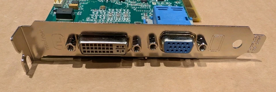 New Matrox Millennium G450 G45FMDVP32DBF 32mb PCI Graphics Card VGA DVI - Image 3 of 4