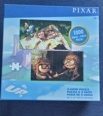 Disney Parks Pixar Up Carl & Ellie 2 Sided Puzzle 1000 Piece New 2024 Pixar Fest