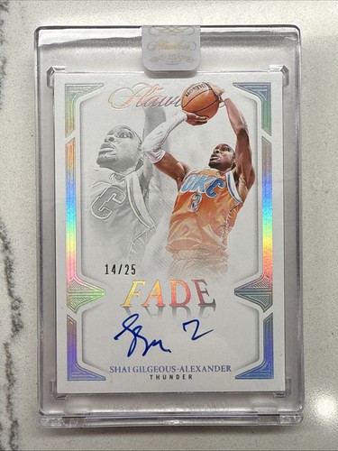 2024/25 Panini Flawless Shai Gilgeous-Alexander Fade Signatures Auto 14/25 