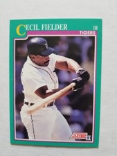 1991 Score Cecil Fielder Detroit Tigers #168