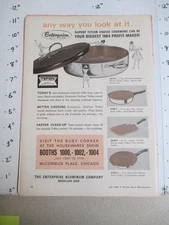 trade magazine ad 1964 ENTERPRISE Aluminum Massillon OH Teflon cookware griddle