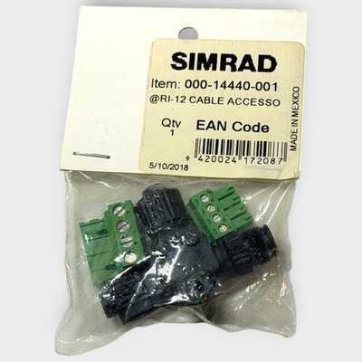 Simrad RI-12 Cable Accessories Phoenix Connectors *NEW* 000-14440-001 for Halo