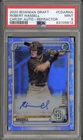 2020 Bowman Draft Chrome Robert Hassell 1st Refractor Auto /499 #CDA-RHA PSA 9