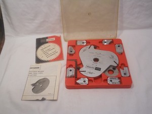Vintage Sears Craftsman Shaper Cutter Set No. 9 3214 Woodworking Tool Blades