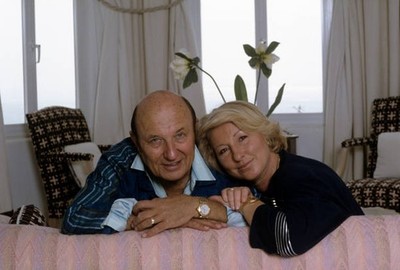 Frederic Dard In Marbella. Marbella - November 1988 - In his house- Old Photo 1