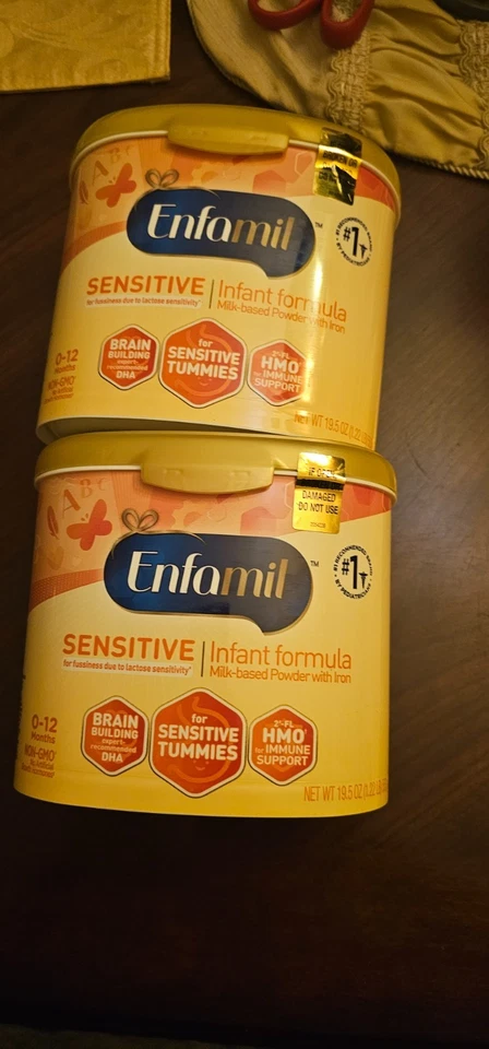 Enfamil SENSITIVE Infant Formula EXP 10/2025 Caja con 4 bolsas de recarga Foto 2 de 4