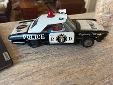 BANDAI TIN HIGHWAY PATROL POLICE CAR VINTAGE JAPAN