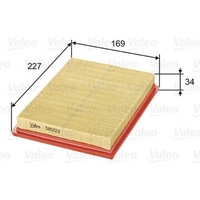 Valeo Luftfilter Filtereinsatz FüR Nissan Micra IV 1.2 Juke 1.6 Honda Civic VI