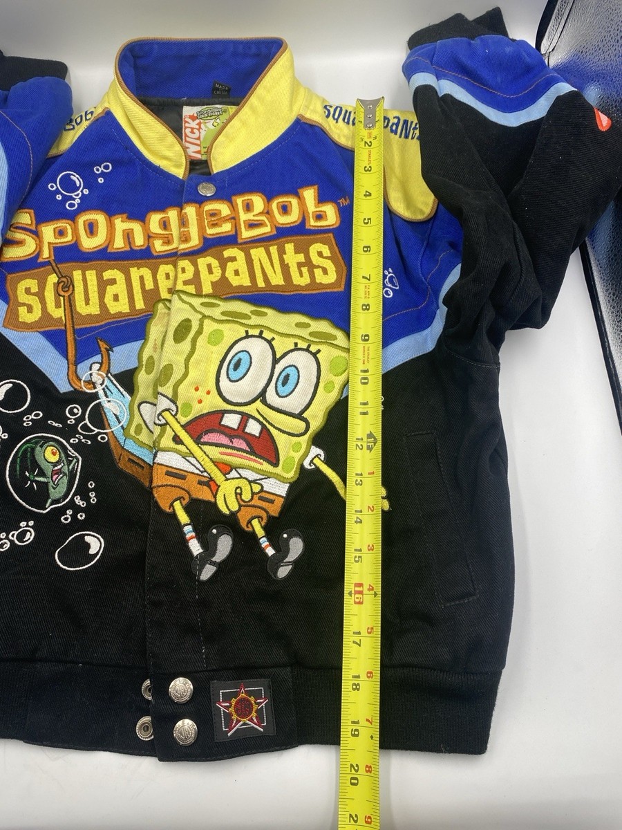 Nickelodeon スポンジ・ボブ XL ジャケット Members Only All Over Print Jacket Zip Nickelodeon SpongeBob