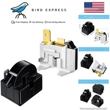 Refrigerator PTC Starter Relay Overload Protector Kit for LG and Mini Fridges