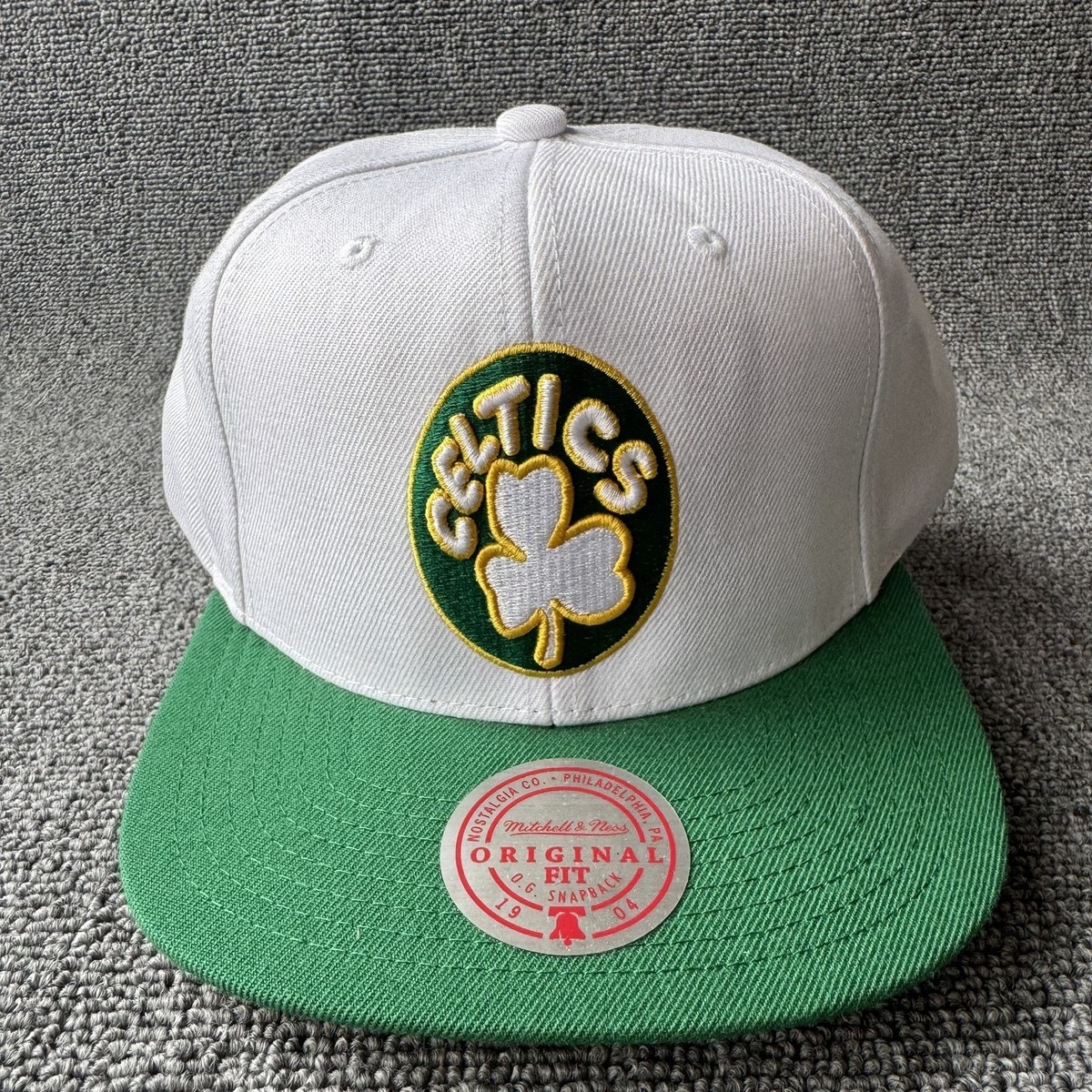 Mitchell & Ness Celtics Original Fit Snapback Cap Hat