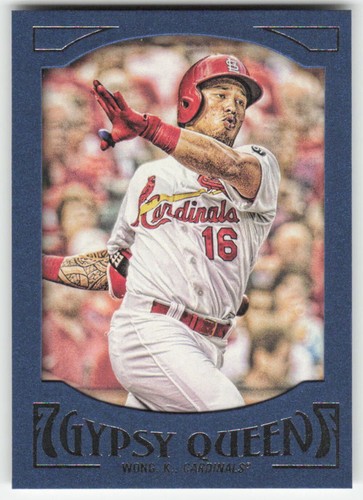 2016 Topps Gypsy Queen #57 Kolten Wong Framed Green St. Louis Cardinals 1121 - 第 1/2 張圖片