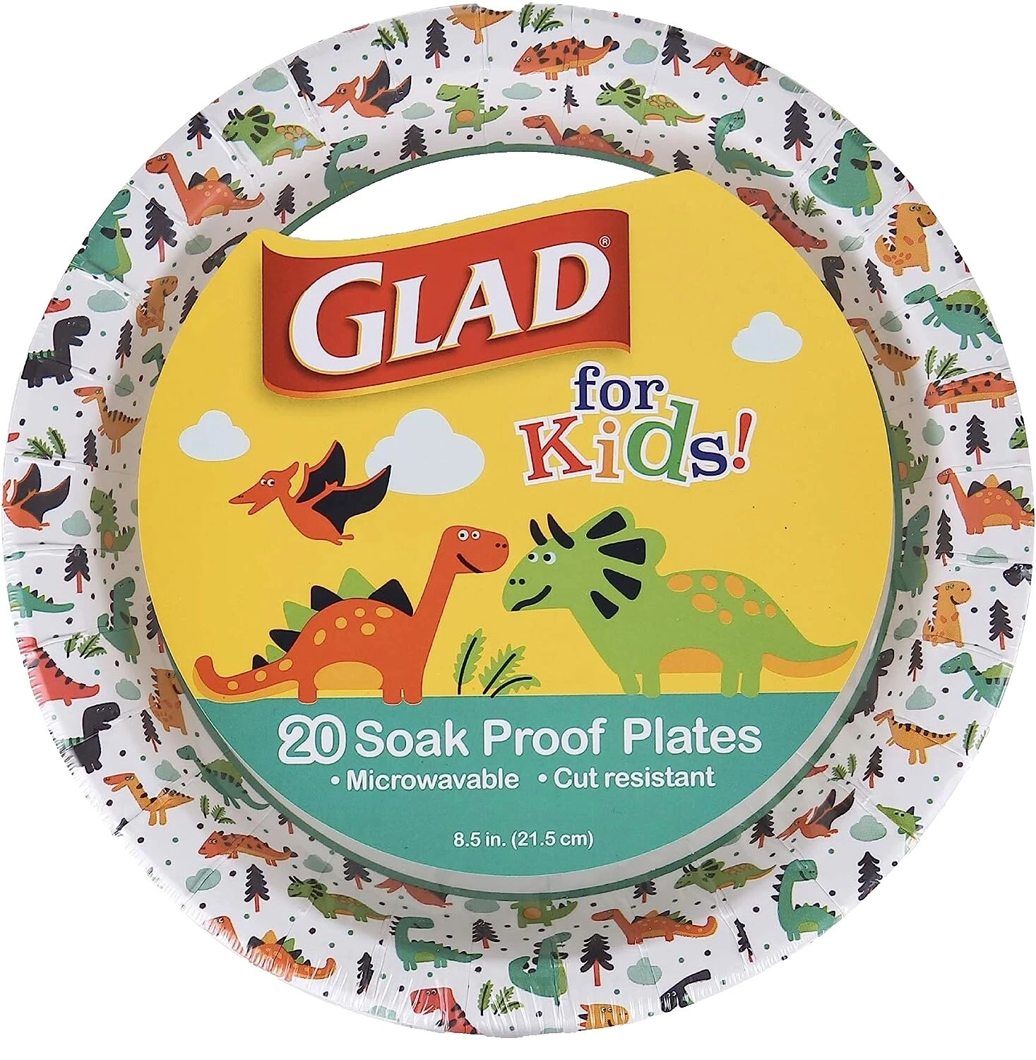 Los Animales Placas de Fiesta Multicolor