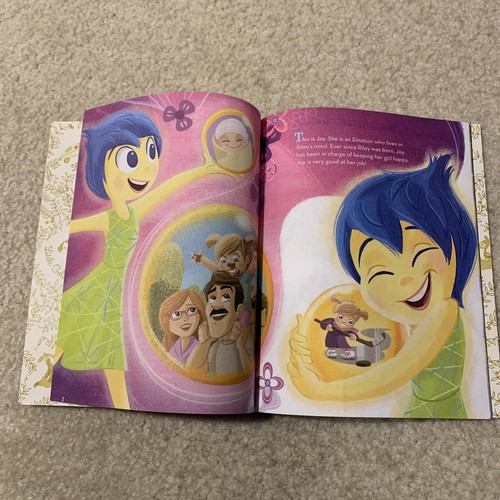 Disney Pixar Inside Out Pequeño Libro Dorado Tapa Dura Película Historia Adaptación - Imagen 8 de 12