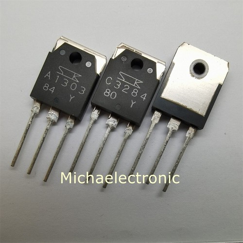 5pairs 2SA1303 2SC3284 A1303 C3284 Y Genuine NEW Sanken TO-3P - Picture 5 of 7