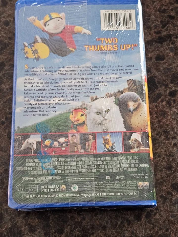 BRAND NEW Stuart Little 2 (VHS; 2002) RARE Sealed OOP *SEE NOTE* - Image 3 of 3
