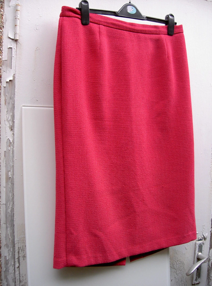 Vintage 90s Preston & York Purple Pink Floral Midi Pleated A-Line Skirt