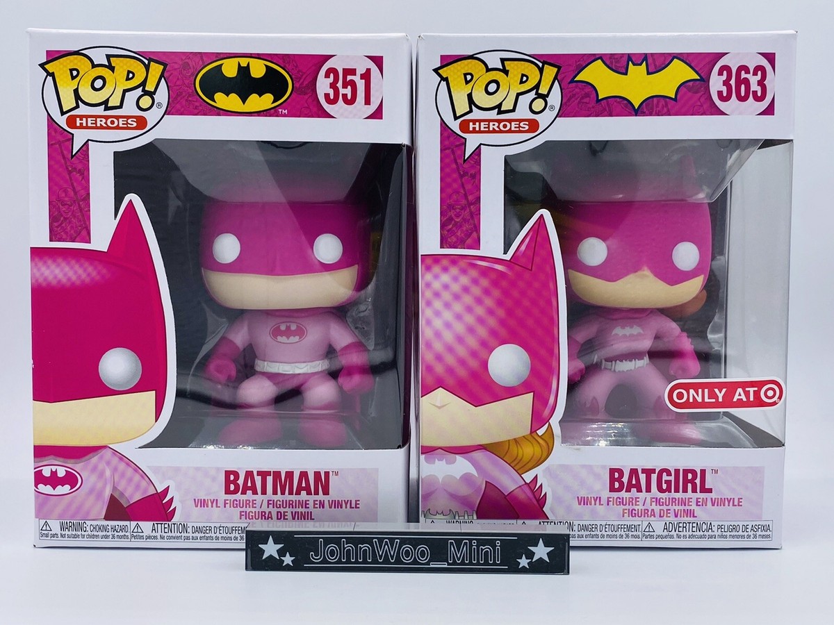 2020 FUNKO Pop! Pink Batgirl #363 Target Exclusive Pink Batman #351