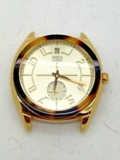 ESQ by MOVADO 07101426  Gold-tone Dial & Steel Tortoise Acetate Ladies Watch F8