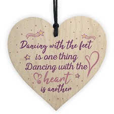 Dancer Gifts Thank You Dance Teacher Gift For Her Keepsake Friendship Heart Sign