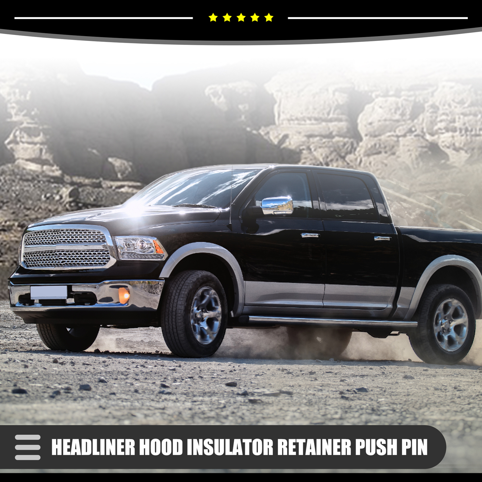 Piece of 10 Headliner Hood Insulator Retainer Push Pin fit for Ram 2500 ...
