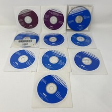 10 Vintage Dell Computer Reinstallation Software Discs Lot
