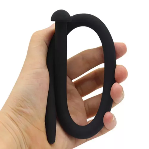 Silicone Penis Urethral Plug Urethra Stretching Stretcher Sounding Dilator Male - Picture 9 of 16