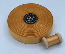 Gold 100 yards SATIN RIBBON for Crafts/Parties/Weddings/Decorations/Hairbows