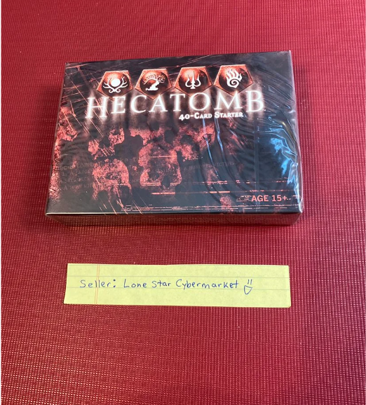 hecatomb booster box Lot of 2 HECATOMB Base Set Complete Booster Box Cards TCG WOTC