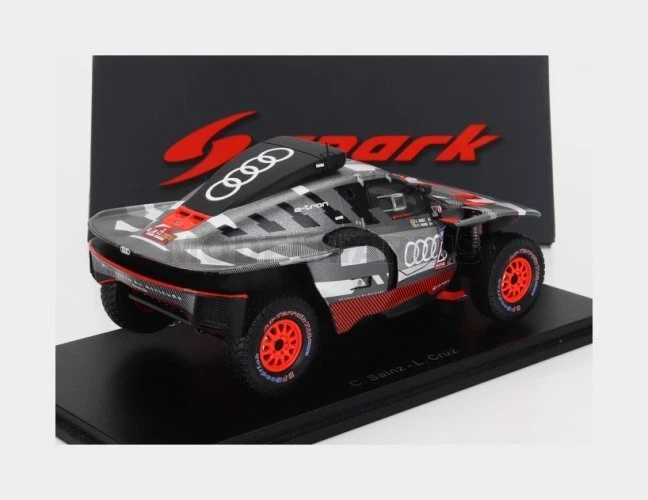 Spark-Model S4558 Audi - Q E-Tron Rs Team Audi Sport N 207 Rally Dakar 2023 Carl - Image 2 of 2
