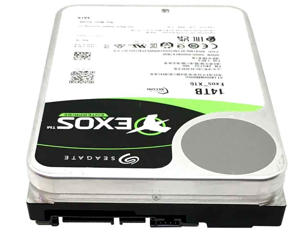外付けハードディスク・ドライブ Seagate Exos X16 14TB HDD Exos 「メーカー再生品」Seagate X16シリーズ 3.5インチ 内蔵HDD