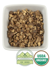 Organic Elecampane Root, Cut  Sifted Inula helenium 