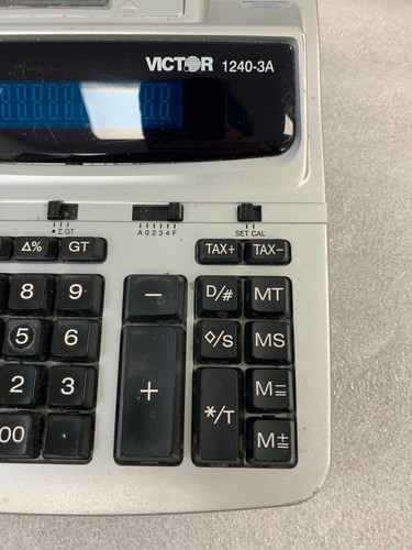 GENUINE VICTOR 1240-3A AntiMicrobial Calculator UNIT ONLY FREE SHIPPING - Picture 7 of 8