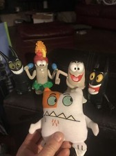 2007 Viacom Mcdonald's Lot Of 5 Catscratch Figures Preowned Loose