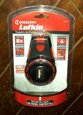 Crescent Lufkin 100' Chalk Reel  6x Faster Rewind  - Item #CL0100